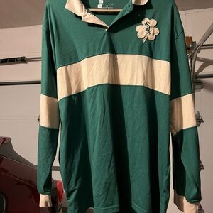 St paddys day white Sox polo XL